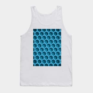 Honeycomb - Blue Tank Top